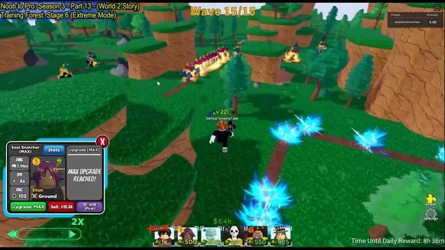 Noob to Pro (S3): PT.13 World 2 Story Mode (Extreme) | META Units | Roblox All Star Tower Defense смотреть онлайн
