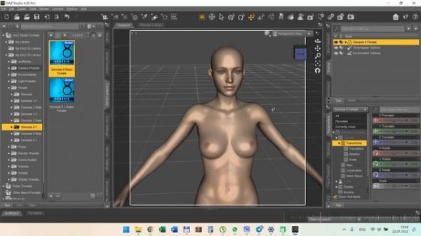DAZ & CLO 3D:  Установка и интерфейс программы DAZ