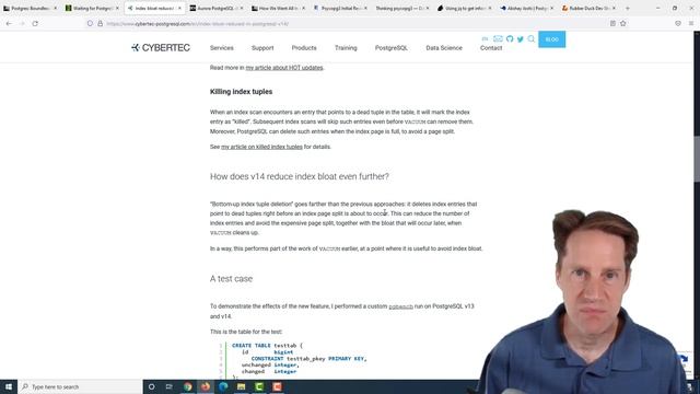 Scaling Postgres Episode 182 Boundless Text | Revoke Permission | Index Bloat | Hardware Performanc смотреть онлайн