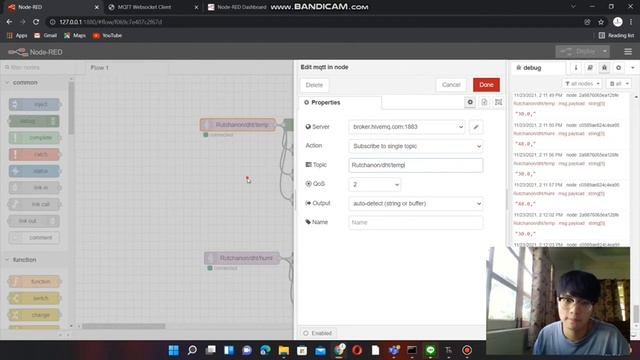 hqtt node-red Dashboard смотреть онлайн