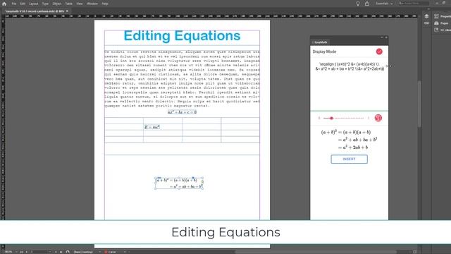Math Editor for Adobe InDesign смотреть онлайн