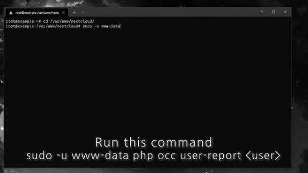 How to use User usage report app in Nextcloud