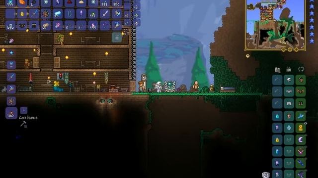 Как сделать кровать,манекен для урона,и часы в террарии смотреть онлайн