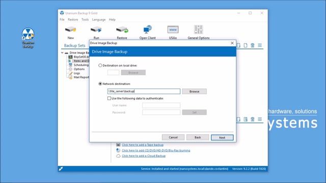 Set up a Drive Image backup смотреть онлайн