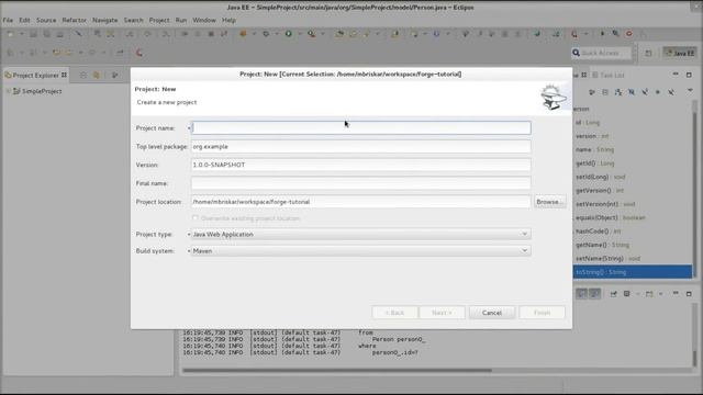 JBoss Forge - how to use it and extend the functionality смотреть онлайн
