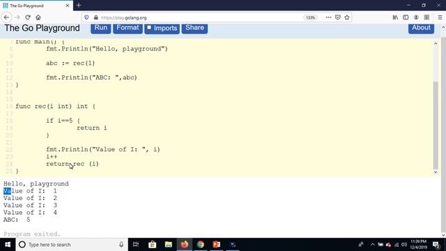 Recursion in go Lang Part 31/35 смотреть онлайн