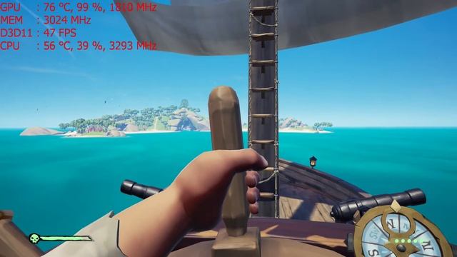 Sea of Thieves on the Nvidia GT 1030 graphics card: PC 1080p, Intel i5 2400 смотреть онлайн