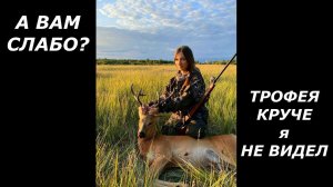 Косулю из гладкого на 105 метров! Такого трофея самца КОСУЛИ вы точно не видели!