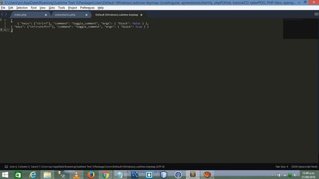 Comentar y Descomentar lineas rapidamente en Sublime Text 3 смотреть онлайн