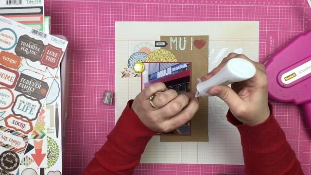 Scrapbook Process: Muji // Follow a Sketch February // Homemade Kit смотреть онлайн