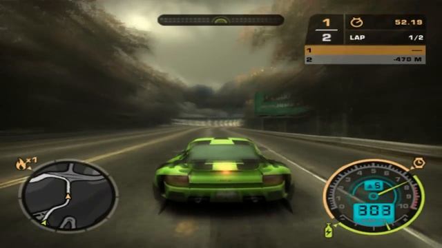 Nfs Most Wanted - Porsche 911 GT2 2008 vs Mazda RX-8 [HD] смотреть онлайн
