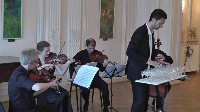 Dvorak Humoresque - Glass harp & String Quartet смотреть онлайн