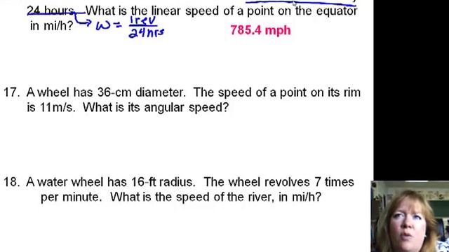 Review Unit B - Radians, Rotations, Arc Length, Angular Speed смотреть онлайн