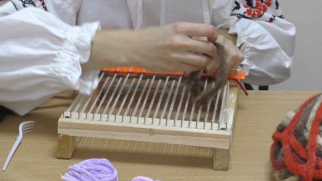 Мастер-класс по ручному ткачеству гобелена Мусейчук Алины Александровны смотреть онлайн