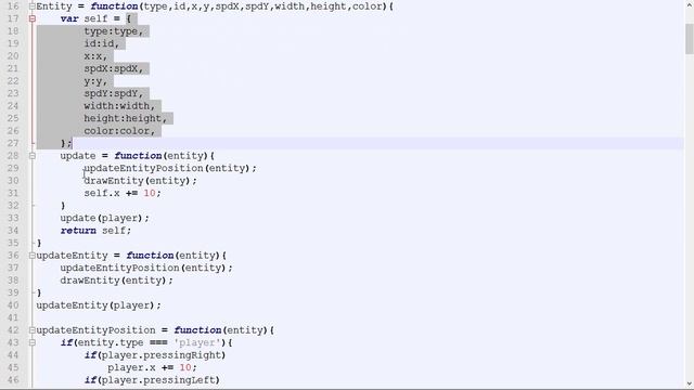 14- Making HTML5 Game: Object-Oriented Programming (Part 1). Javascript Tutorial Guide смотреть онлайн