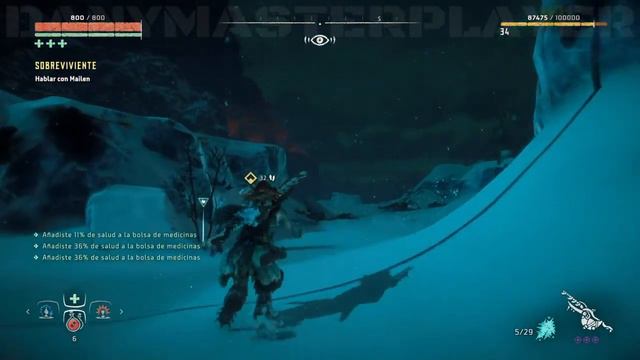 Horizon Zero Dawn-DLC Frozen Wilds-NG+ Ultra difícil-Latino-Sobreviviente y desafío de Ikrie смотреть онлайн