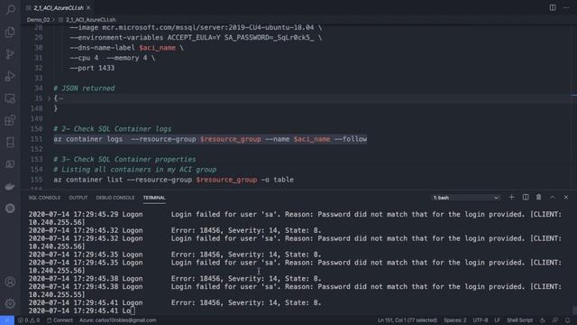 SQL Containers in Microsoft Azure | Carlos Robles смотреть онлайн