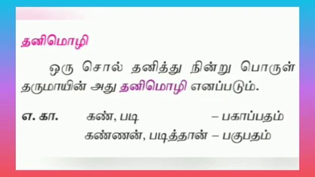 10th unit 1 tamil (எழுத்து, சொல்) இலக்கணம். смотреть онлайн