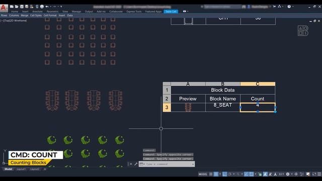 How to count blocks in AutoCAD quickly | AutoCAD Tutorials смотреть онлайн