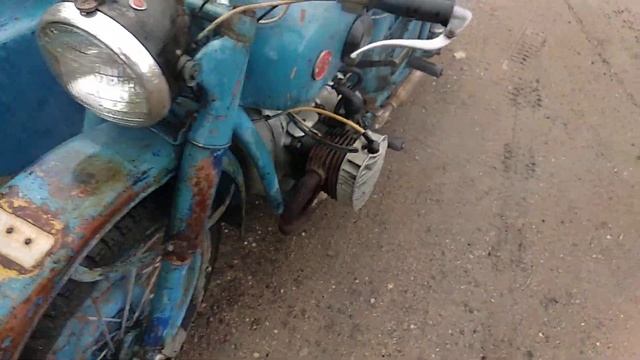 M-72, 1956. First engine start. смотреть онлайн