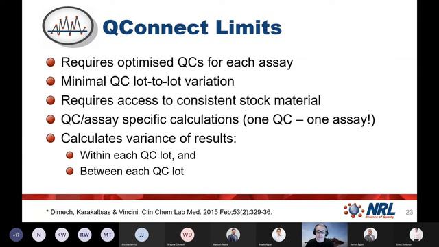 3 of 3: QC in the Serology Laboratory: QConnect Limits and other methods to identify variation смотреть онлайн