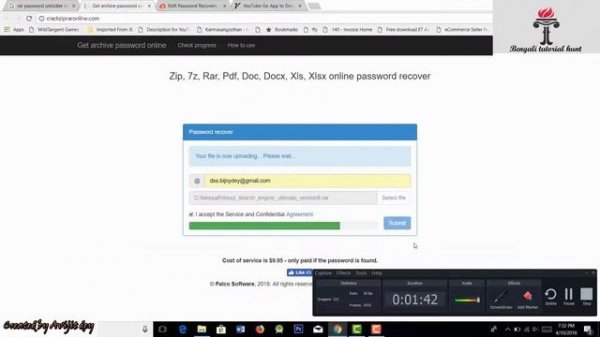Zip, 7z, Rar, Pdf, Doc, Docx, Xls, Xlsx online password recover