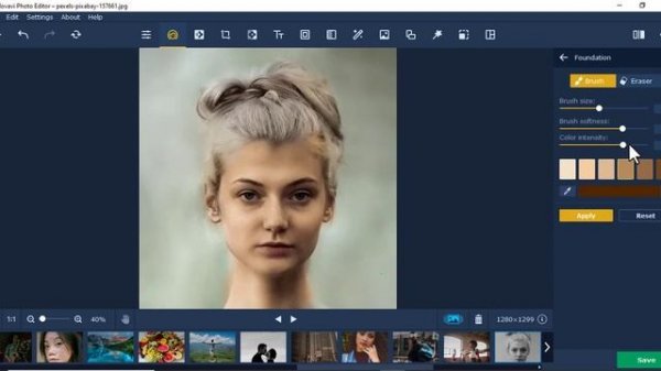 Movavi Photo Editor Tutorial || Colorize a photo