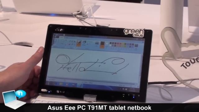 Asus EeePC T91MT Hands-on