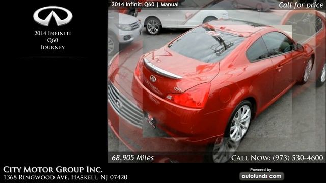 Used 2014 Infiniti Q60 | City Motor Group Inc., Haskell, NJ - SOLD смотреть онлайн