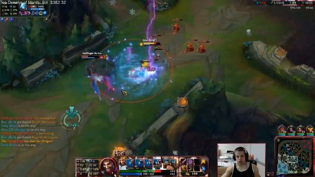 Tyler1 ints a Nidalee for not ganking смотреть онлайн