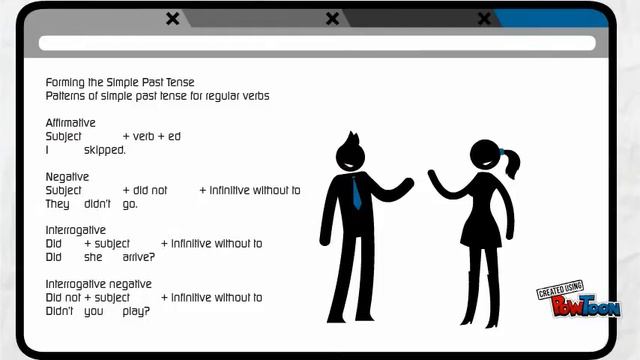 Simple Past Tense - Created Using PowToon смотреть онлайн