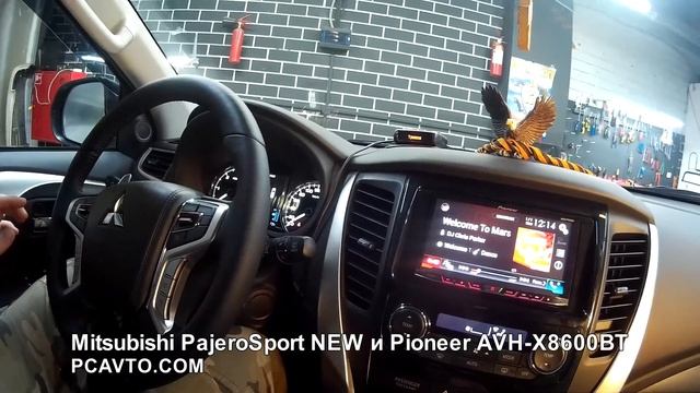 Mitsubishi PajeroSport NEW и Pioneer AVH-X8600BT