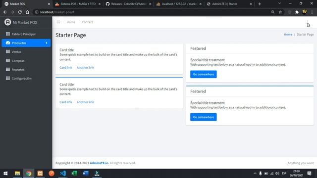 02 Sistema de Punto de Venta - Adaptando la plantilla AdminLTE смотреть онлайн