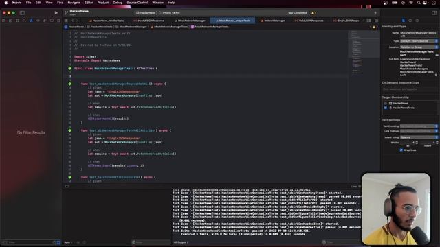 Ep 3: Mock Network Layer and Mocking Our JSON Response | Swift Test Driven Development смотреть онлайн