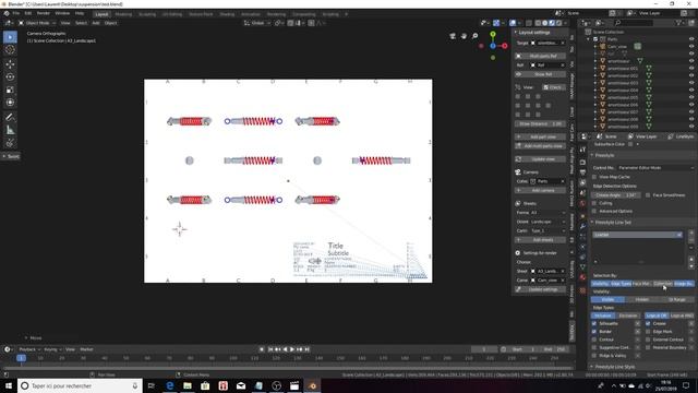 Techdraw addon for Blender 3D (update) смотреть онлайн