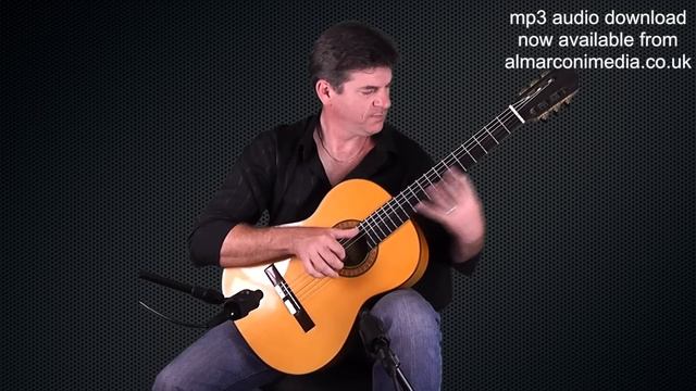 ROMANZA (Romance D'Amour) played with feeling on Spanish Classical Guitar by Al Marconi. смотреть онлайн