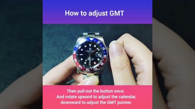 PAGANI DESIGN PD-1662-How to adjust GMT смотреть онлайн