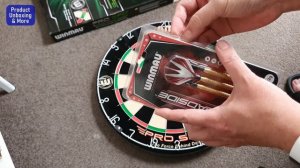 Winmau Pro SFB Dart Board and Broadside Steel Tip Darts Unboxing and First Test
