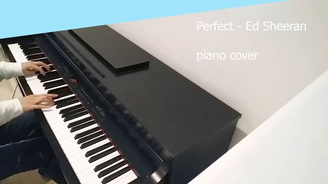 Perfect - Ed Sheeran [piano cover] Original key смотреть онлайн