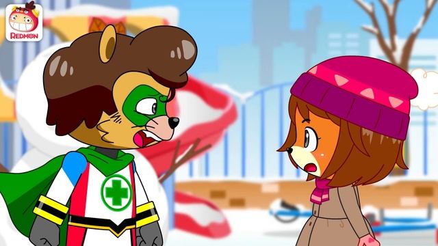 Frostbite | Daily life safety | snow man | winter | redmon mike | safety man | REDMON смотреть онлайн