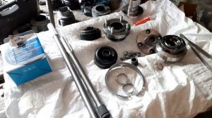 Урал,Днепр  шрус вместо крестовины и эластичной муфты.