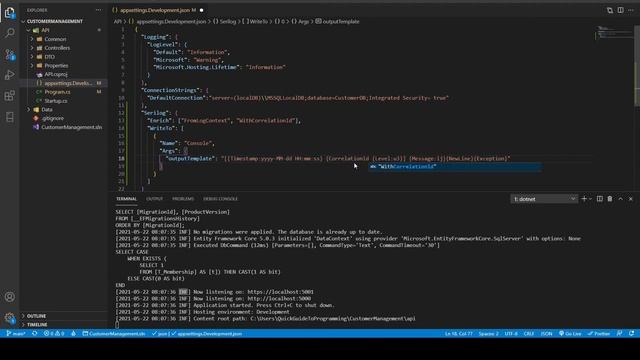 Web API Logging - Part 4 - Serilog - Reading from Configuration File смотреть онлайн