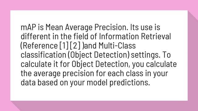 What is map in object detection? смотреть онлайн