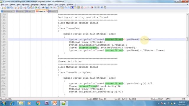 Lesson - 3 : Threads - Getting and setting name of a Thread in Java Programming Language смотреть онлайн