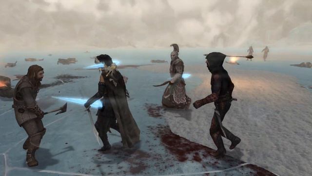 Skyrim SE Battles - Colorful Magic Darkside Bosses vs The Followers смотреть онлайн