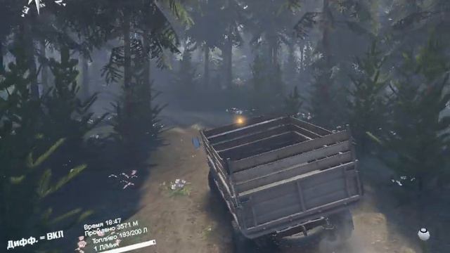 SPINTIRES моды - Газ 53 смотреть онлайн