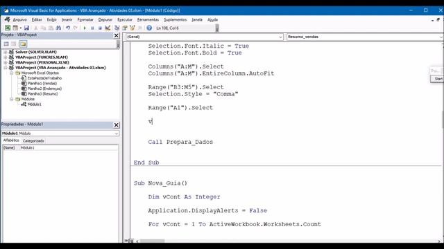 VBA Avançado -14 MsgBox na prática смотреть онлайн