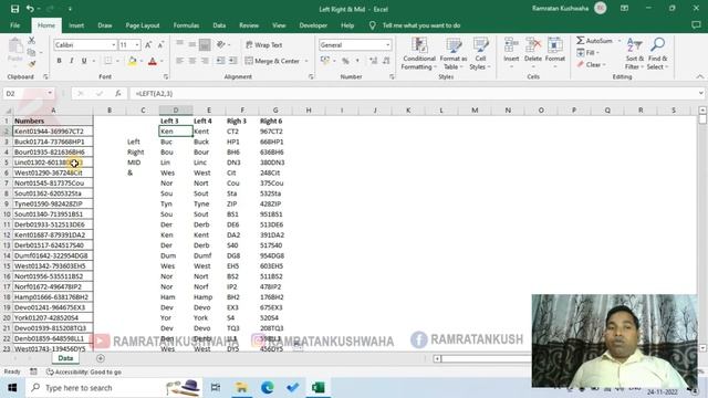 Mastering Excel: Unlock the Power of "&", Left, Right, and Mid! смотреть онлайн