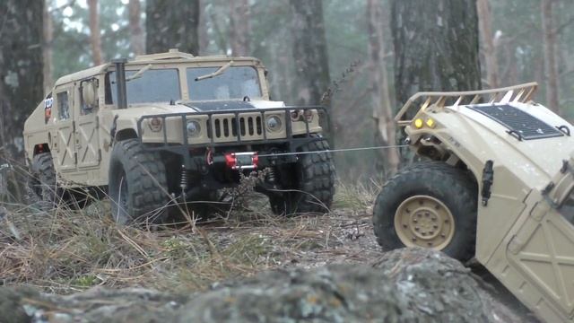 HG P408 Military Humvee...Тест-Драйв в Лесу! Падение было жестким!