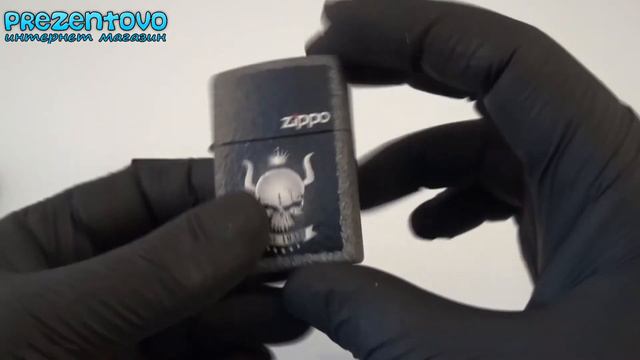 Зажигалка Zippo 28660 Skull Crown 1932 Iron Stone смотреть онлайн